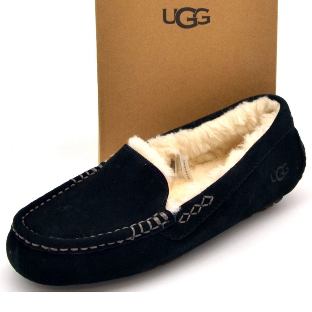 UGG LADIES ANSLEY 1106878 fleece lined slippers SZ 10